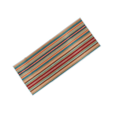 Sun-Kissed Stripes Beach Towel